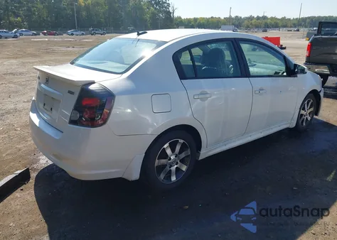2012 Nissan Sentra 2.0 Sr z USA, uszkodzony, nr VIN 3N1AB6AP6CL734679
